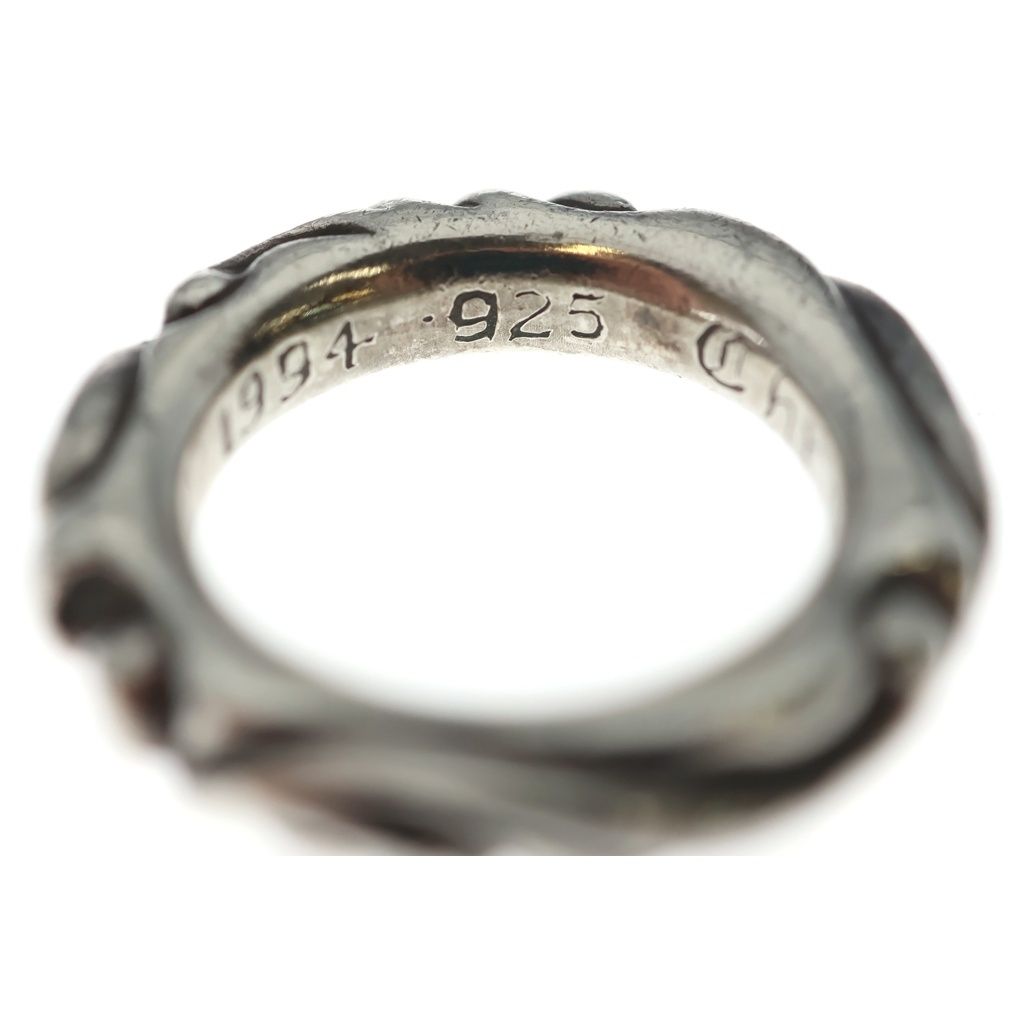 Chrome Hearts Scrl Band Scroll Ring Silver — view 6