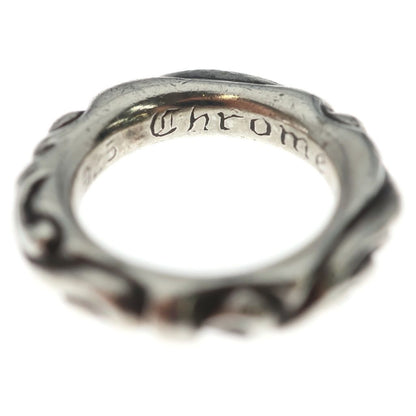 Chrome Hearts Scrl Band Scroll Ring Silver — view 5