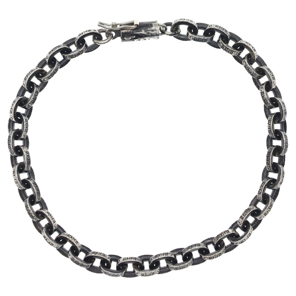 Chrome Hearts Paper Chain Bracelet Silver