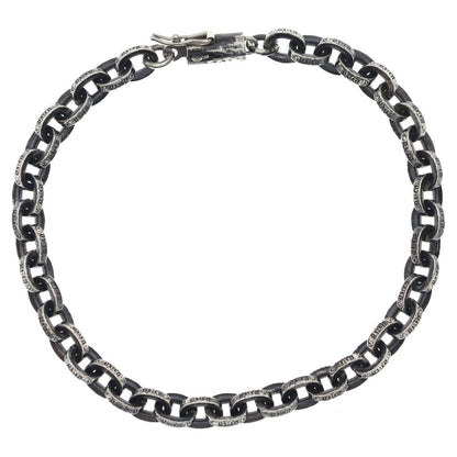 Chrome Hearts Paper Chain Bracelet Silver