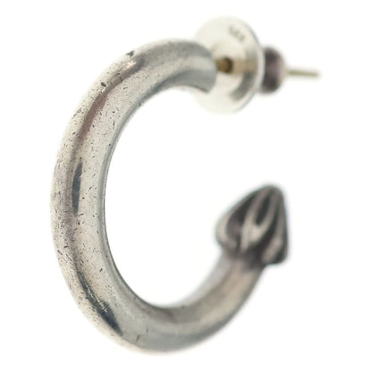 Chrome Hearts Hoop Plain Earrings Silver