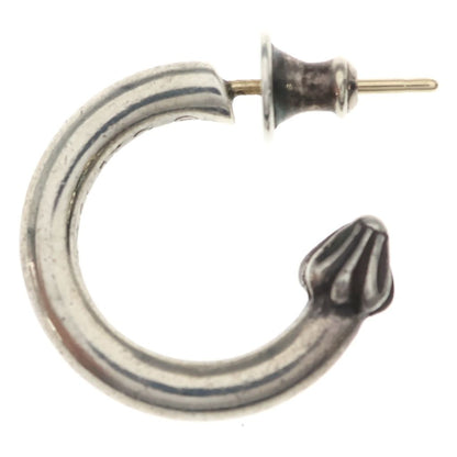 Chrome Hearts Hoop Plain Earrings Silver — view 3
