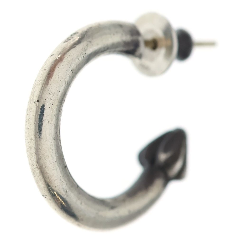 Chrome Hearts Hoop Plain Earrings Silver