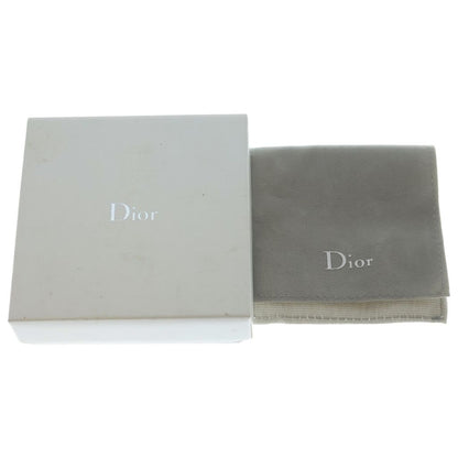 Dior Rhinestone Flower Necklace Pink Silver — view 6