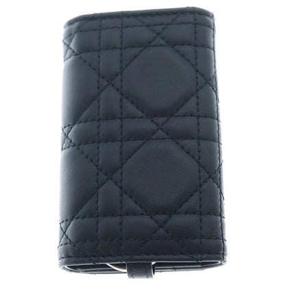 Dior My Aster Key Case My Cannage Lambskin Black Key Holder — view 2