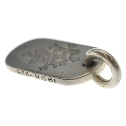 Chrome Hearts D Tag Sml Small Dog Tag Cemetery Gray Gold Silver Pendant — view 6