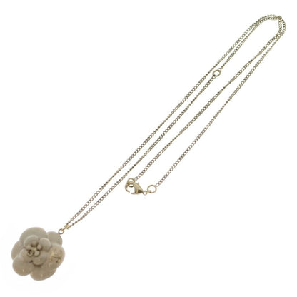 Chanel Camellia Pendant Chain Gold Beige — view 2