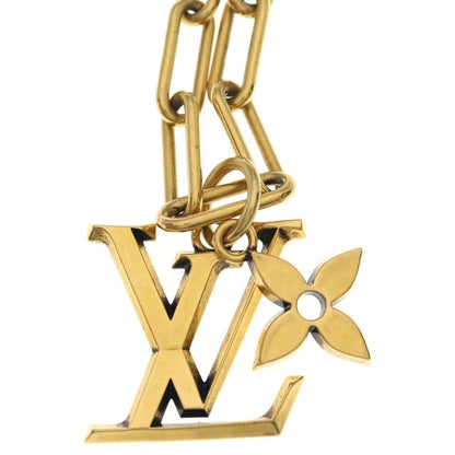Louis Vuitton Collier Flower Necklace LV Initial Gold — view 3