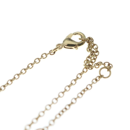 Tiffany & Co CD Logo Rhinestone Pendant Chain Gold — view 4