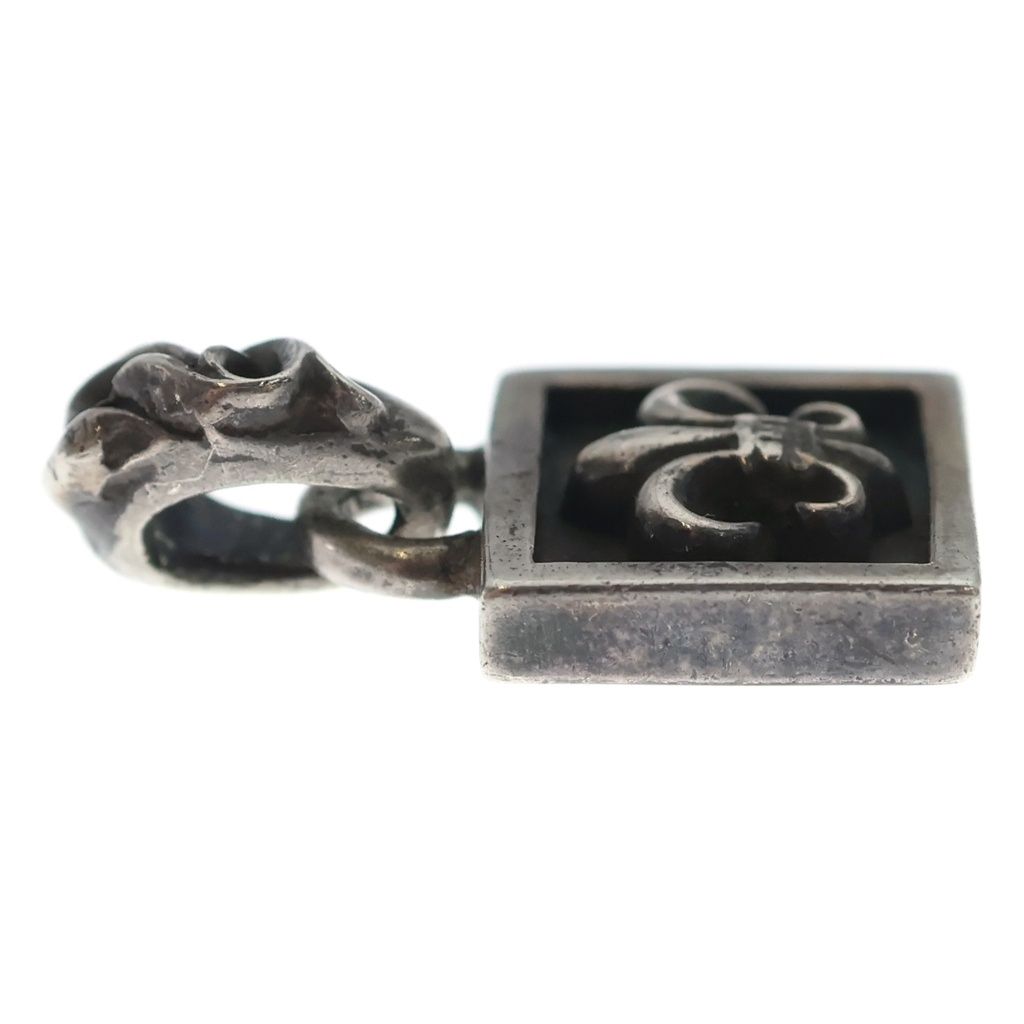 Chrome Hearts Flamed BS Flare Charm Necklace Silver — view 4