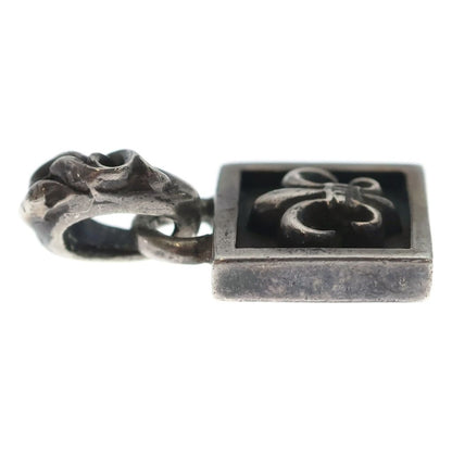 Chrome Hearts Flamed BS Flare Charm Necklace Silver — view 4