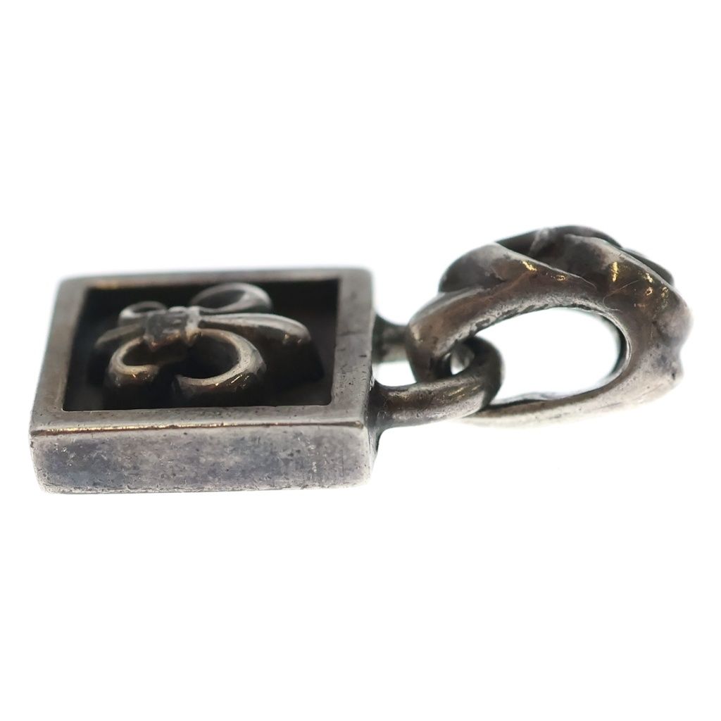Chrome Hearts Flamed BS Flare Charm Necklace Silver — view 3