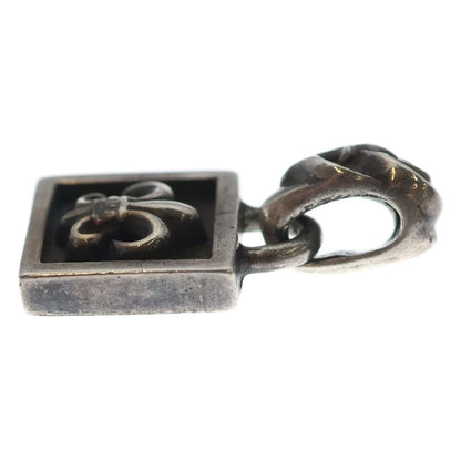 Chrome Hearts Flamed BS Flare Charm Necklace Silver — view 3