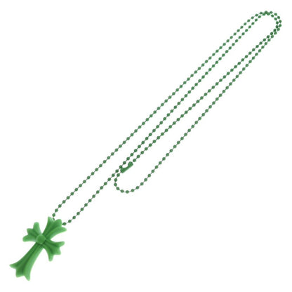Chrome Hearts Rubber CH Crs Sml Small CH Cross Necklace Silicone — view 2