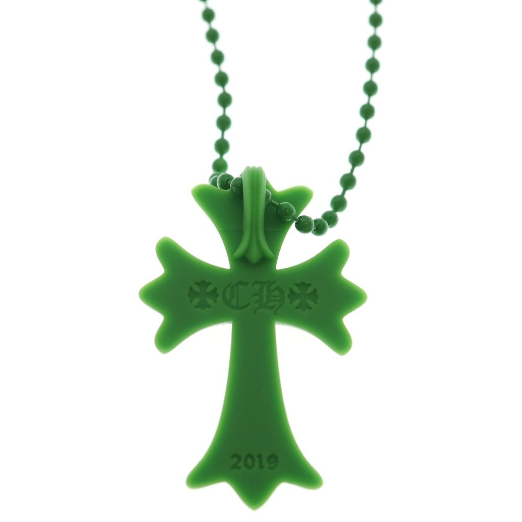 Chrome Hearts Rubber CH Crs Sml Small CH Cross Necklace Silicone — view 5