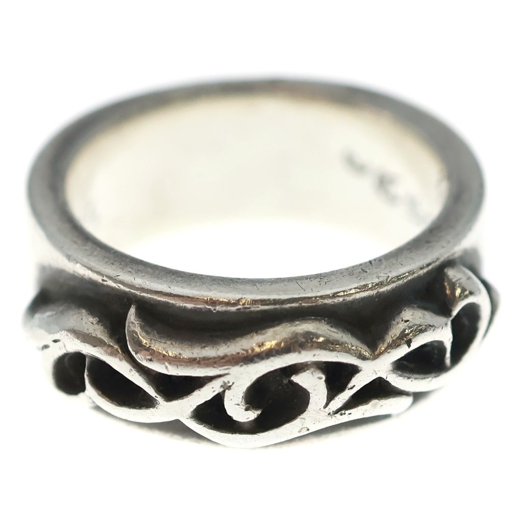 Chrome Hearts Dbl Narrow Vine Band Double Silver Ring — view 2