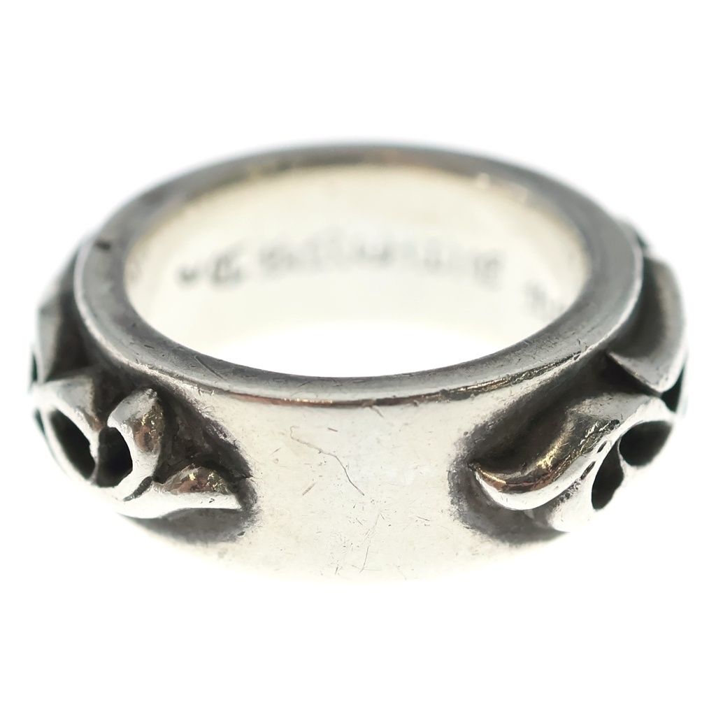 Chrome Hearts Dbl Narrow Vine Band Double Silver Ring — view 4