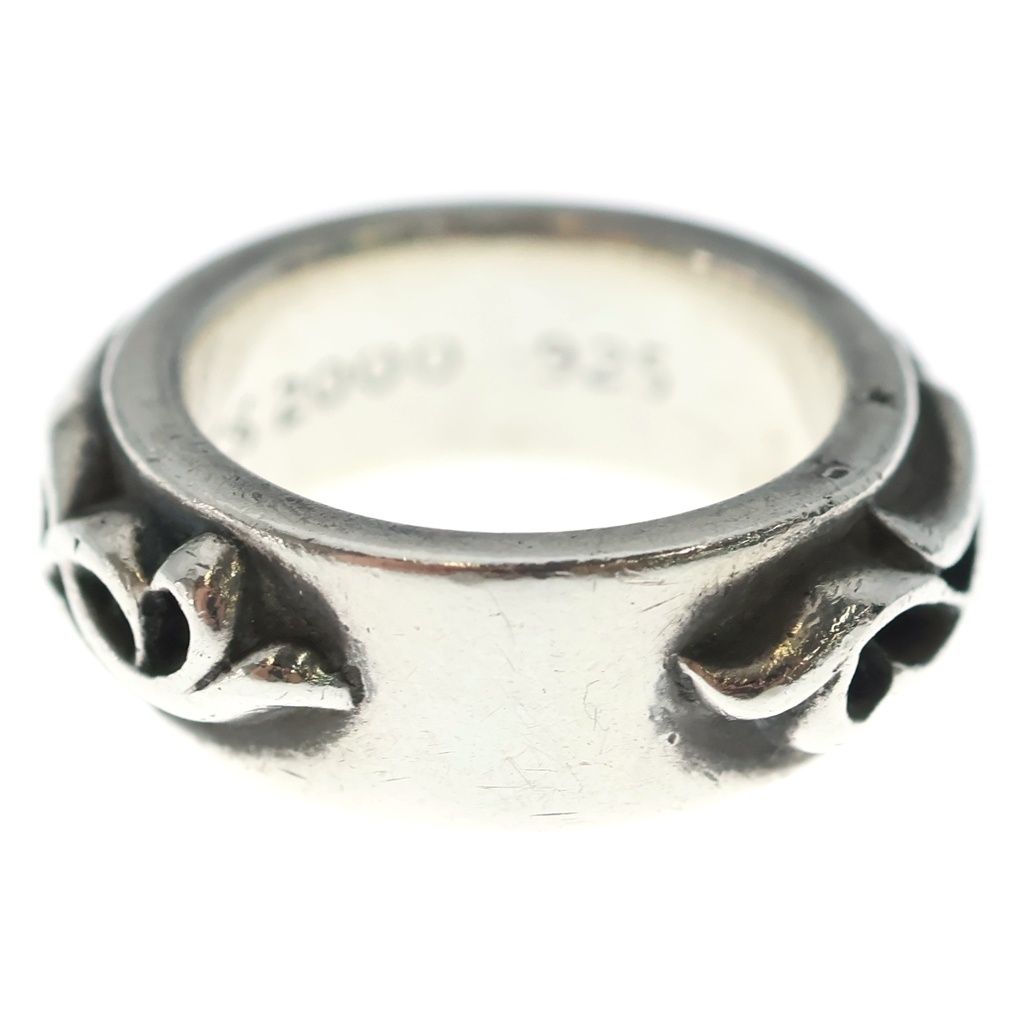 Chrome Hearts Dbl Narrow Vine Band Double Silver Ring — view 3