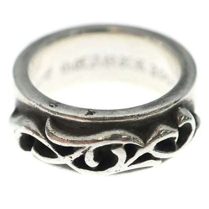 Chrome Hearts Dbl Narrow Vine Band Double Silver Ring