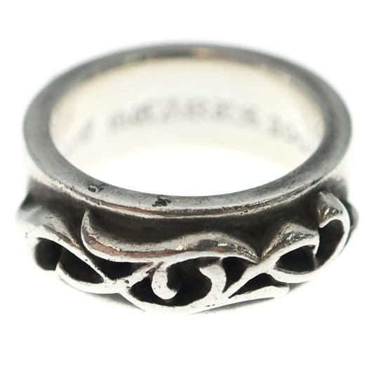 Chrome Hearts Dbl Narrow Vine Band Double Silver Ring