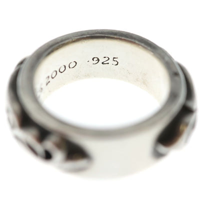 Chrome Hearts Dbl Narrow Vine Band Double Silver Ring — view 6