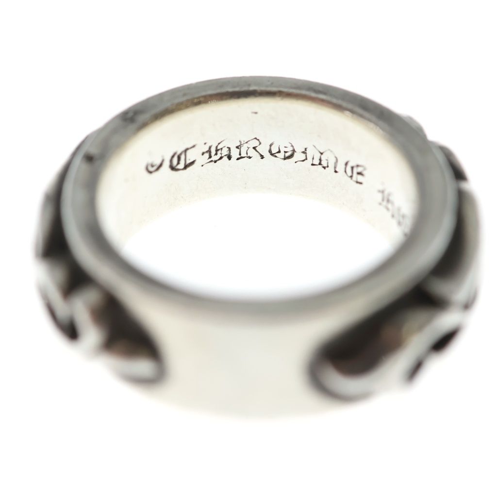 Chrome Hearts Dbl Narrow Vine Band Double Silver Ring — view 5