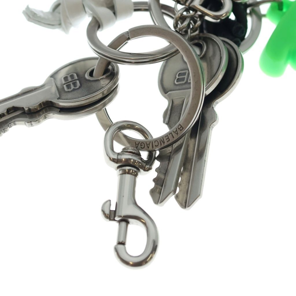 Balenciaga Aki Charm Key Ring Card Case Multicolor — view 5