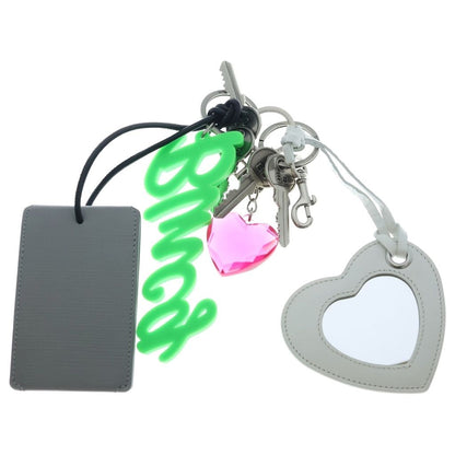 Balenciaga Aki Charm Key Ring Card Case Multicolor — view 2