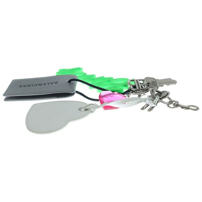 Balenciaga Aki Charm Key Ring Card Case Multicolor — view 3