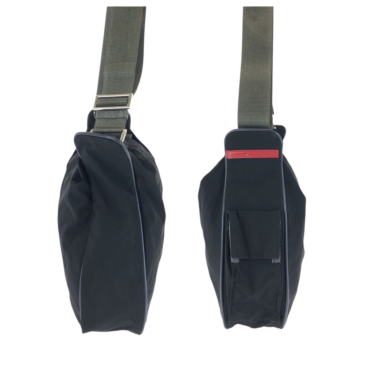 Prada Sports Line Black Gray Silver Nylon Shoulder — view 8