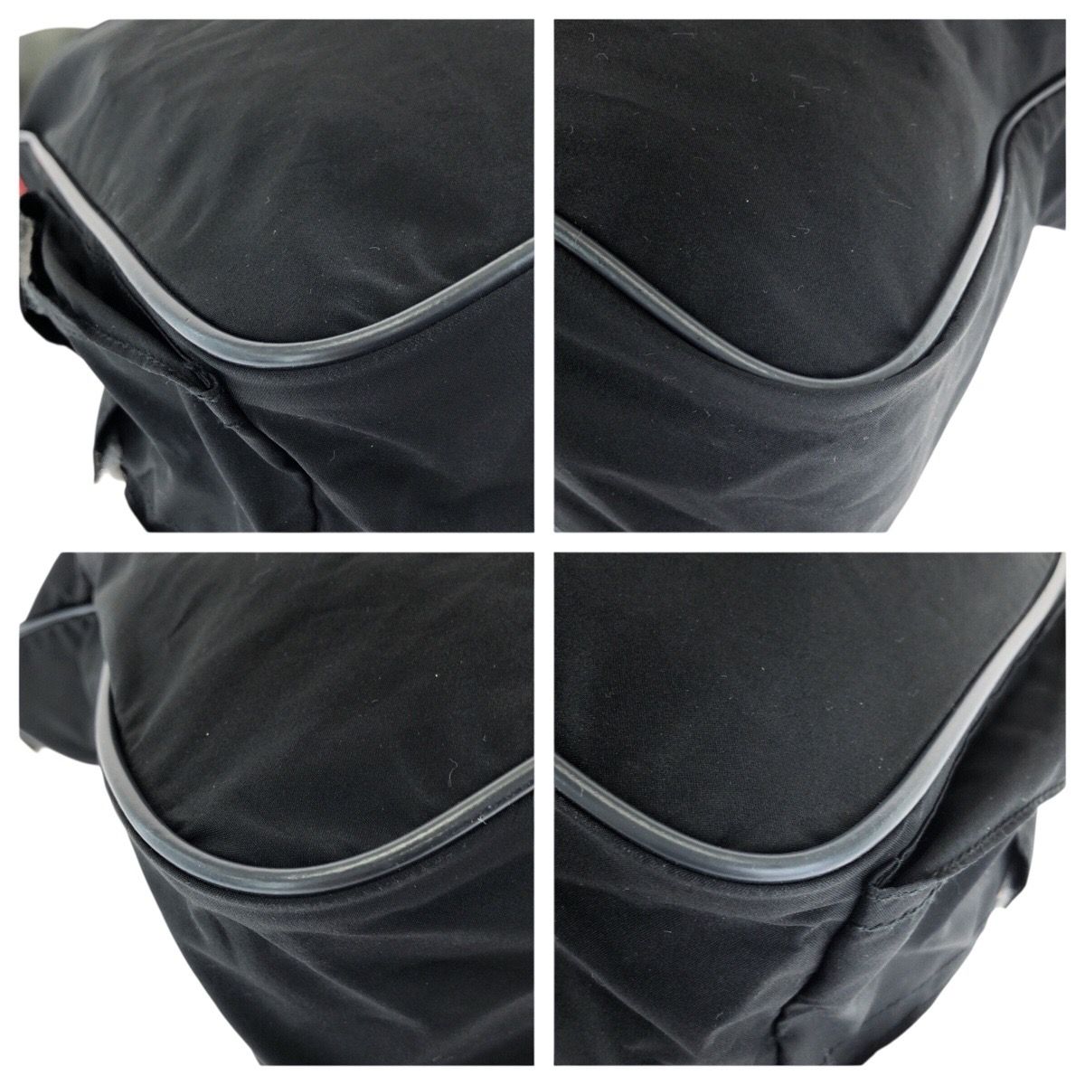 Prada Sports Line Black Gray Silver Nylon Shoulder — view 3