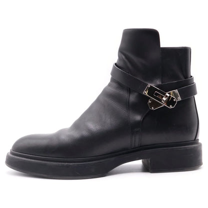 Hermes Veo Jodhpur Leather Short Boots Black
