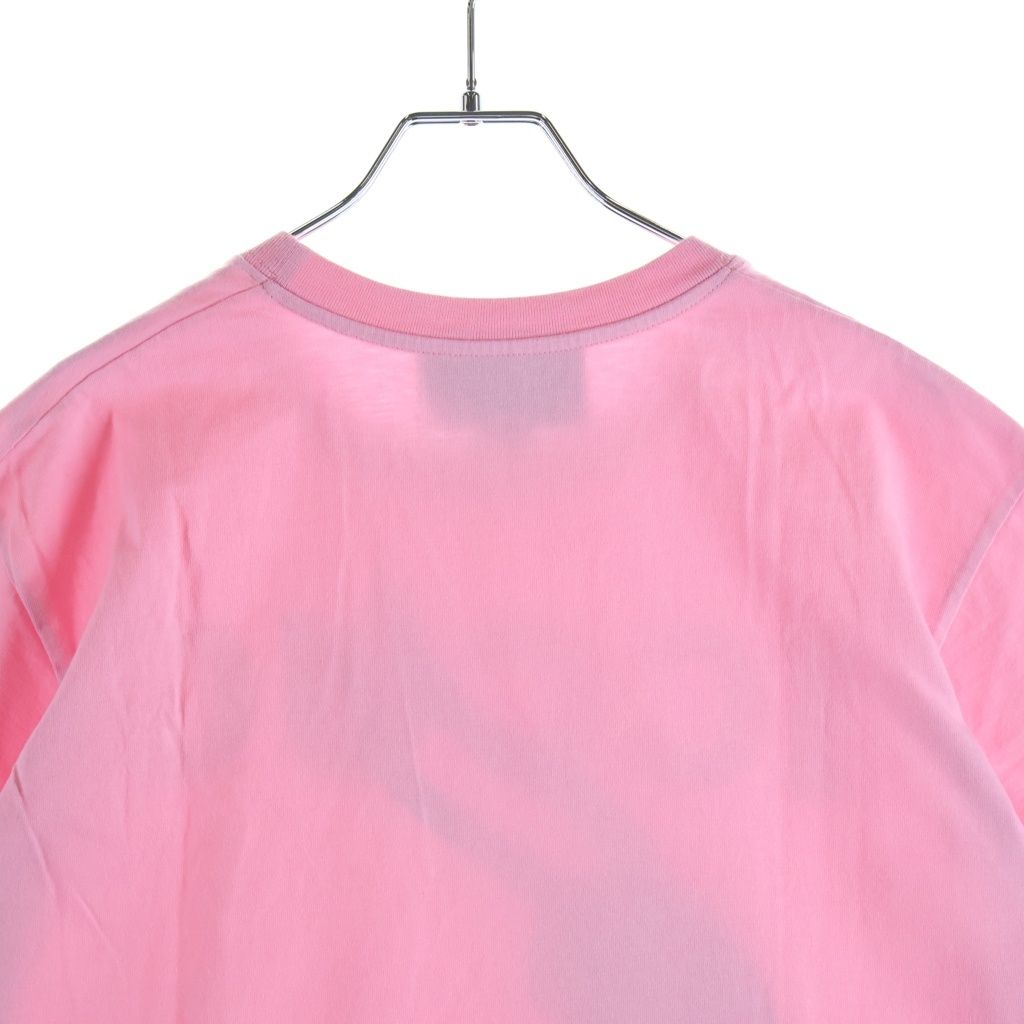 Gucci Freya Hartas Front Print Crew Neck Short Sleeve T-Shirt Pink — view 4