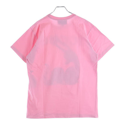 Gucci Freya Hartas Front Print Crew Neck Short Sleeve T-Shirt Pink — view 2