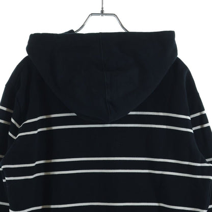 Saint Laurent Paris Border Sweatshirt Pullover Hoodie Black — view 4