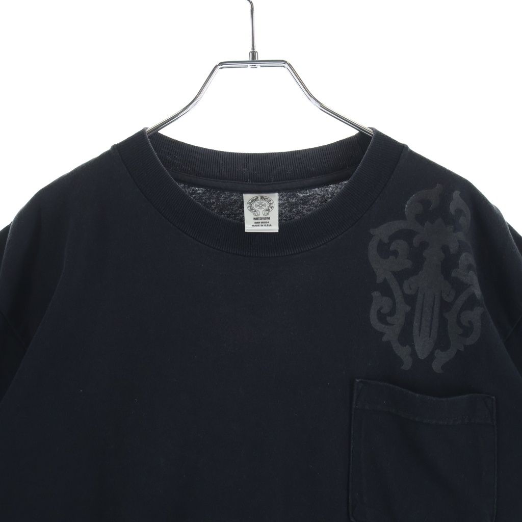 Chrome Hearts Vintage S Tee Back Cemetery Cross Print Short Sleeve T-Shirt — view 3