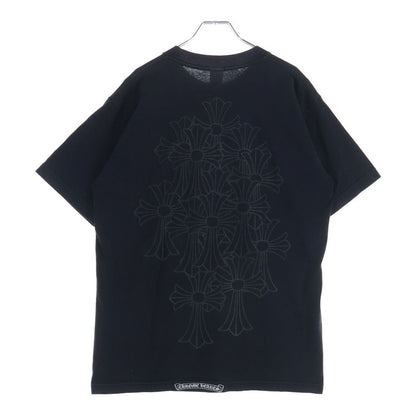 Chrome Hearts Vintage S Tee Back Cemetery Cross Print Short Sleeve T-Shirt