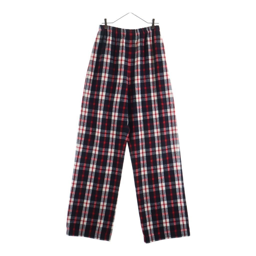 Balenciaga Plaid Cotton Sweatshirt Pants