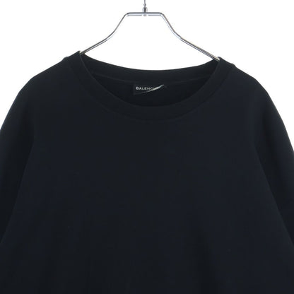 Balenciaga Oversized Homme City Embroidery Sweatshirt Black — view 3