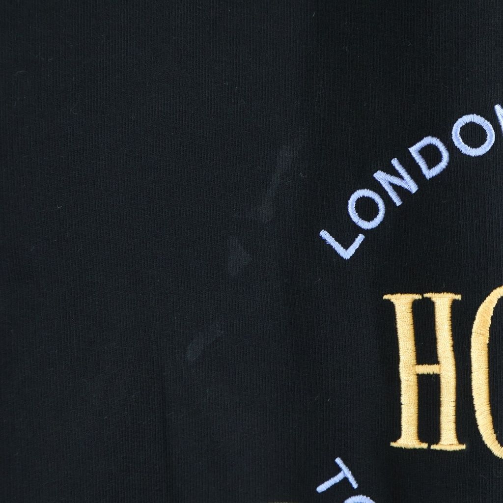 Balenciaga Oversized Homme City Embroidery Sweatshirt Black — view 4