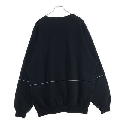 Balenciaga Oversized Homme City Embroidery Sweatshirt Black — view 2