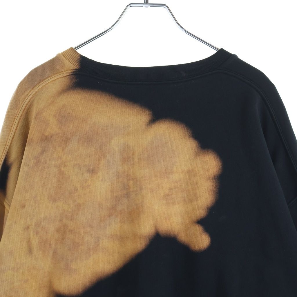 Balenciaga Oversize Bleach Homme Sweater Bree Embroidery Sweatshirt Black Brown — view 4