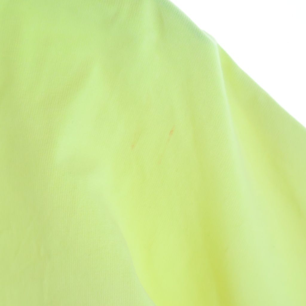 Balenciaga Tape Type T-Shirt Front Logo Short Sleeve Yellow — view 4