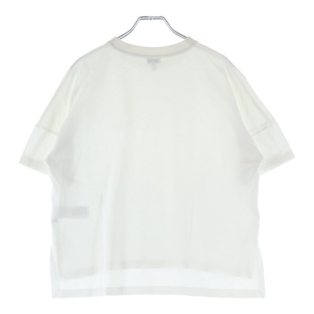 Loewe Anagram Logo Embroidery Crew Neck Short Sleeve T-Shirt White — view 2