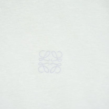Loewe Anagram Logo Embroidery Crew Neck Short Sleeve T-Shirt White — view 5