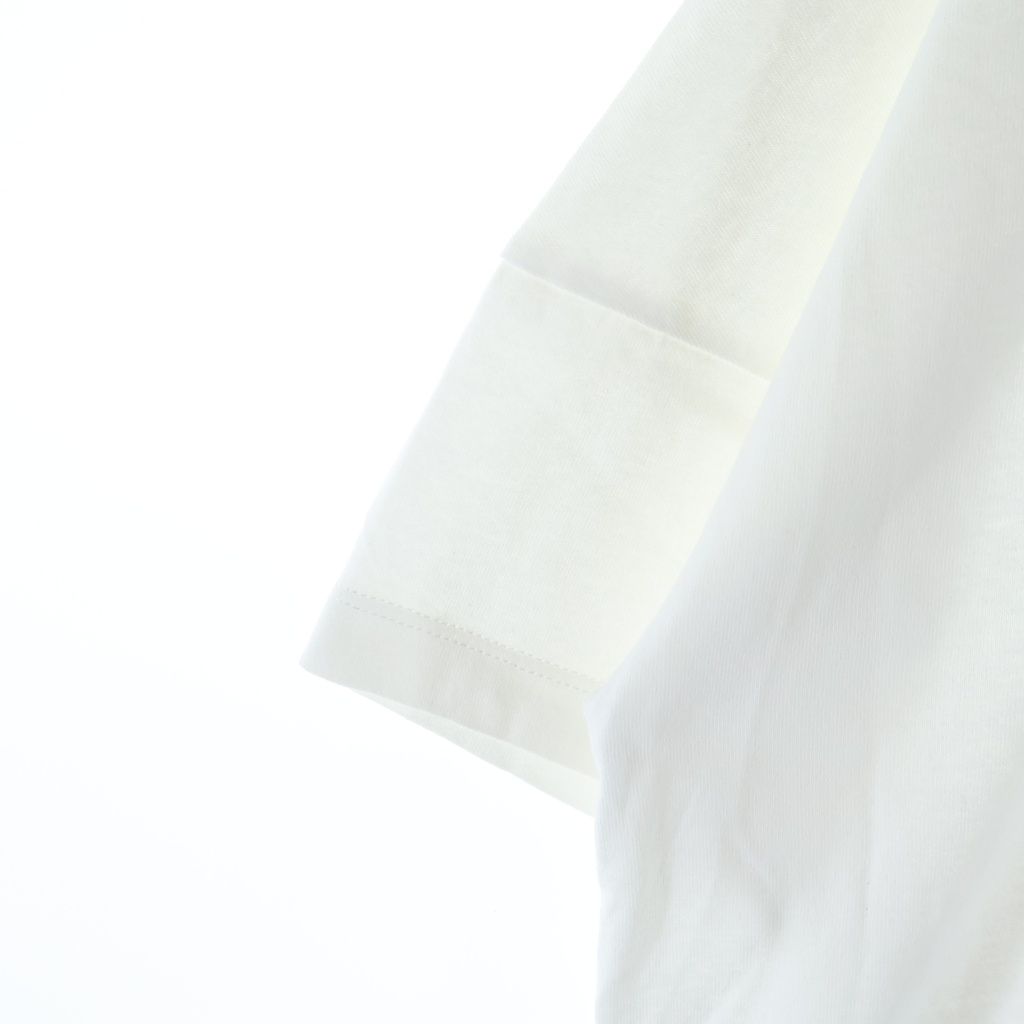 Loewe Anagram Logo Embroidery Crew Neck Short Sleeve T-Shirt White — view 6