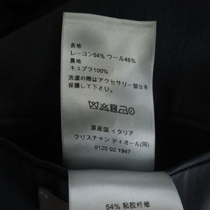 Dior CD Logo Double Zip Up Jacket Gray — view 8