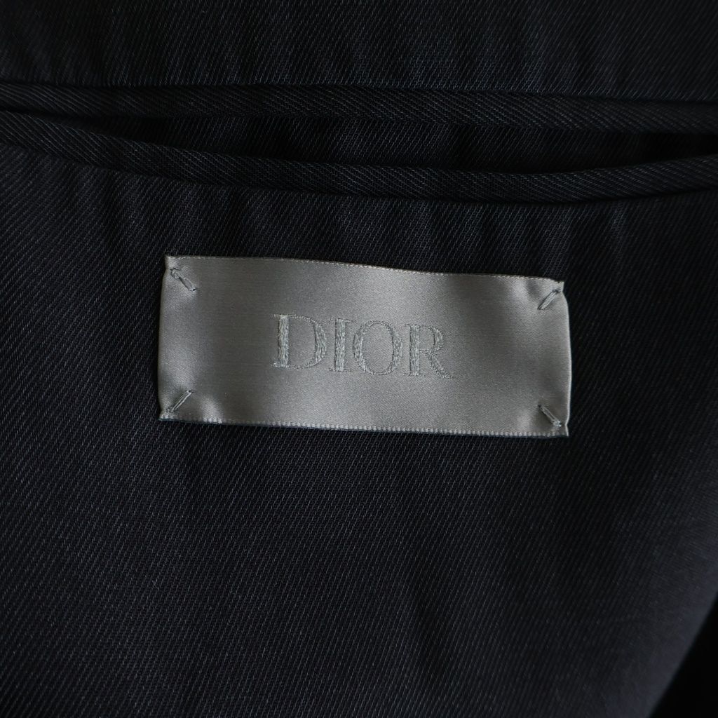 Dior CD Logo Double Zip Up Jacket Gray — view 7