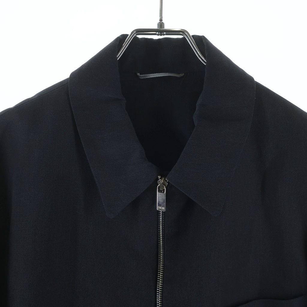 Dior CD Logo Double Zip Up Jacket Gray — view 3
