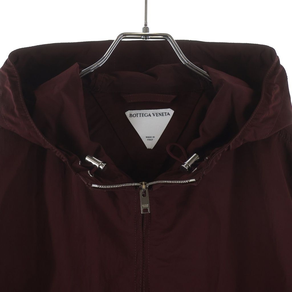 Bottega Veneta Nylon Jacket Zip Up Mountain Hoodie Bordeaux — view 3
